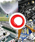 Pro Grade Red Silicone Vacuum Tubing For Food Grade Transfer, Half Inch ID, Five Eighths Inch OD, 3.28 Feet Long, High Temperature FDA Compliant Hose For Pump Water And Air Lines, Minus Sixty To One Ninety Celsius in diverse applications