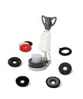Heavy Duty Weighted Floor Buffer Polisher 1500W 154 RPM For Commercial Scrubbing And Polishing With 3.5 Gallon Tank and Accessories