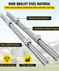 Rock Solid SBR16 Linear Rail Kit With Two 800mm Guide Ways And Four SBR16UU Bearing Blocks showcasing high-quality steel material.