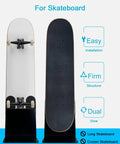 Dope Portable Skateboard Floor Stand With Dual View Display holding skateboard, showcasing easy installation and firm structure.