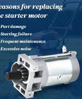 10 Tooth CW Starter Motor Direct Replacement For Toro And Exmark 2P77F Engines with reasons for replacement list
