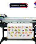 Commercial printer with Durable White Vinyl Magnetic Roll for DIY Crafts, Super Strong, Inkjet Printable, 24 by 120 Inch.