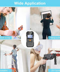 Wall Scanner And Stud Finder With Bright LCD Display For Quick Hit The Spot Accuracy Auto Calibration in use for home projects.