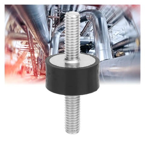 M6 Rubber Anti-Vibration Mount Bobbin Silentblock For Cars Boats And Auto Gear with threaded metal studs