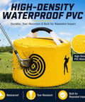 Golf Swing Training Hitting Bag Pro Power Smash Bag For Indoor Outdoor Practice Waterproof Durable Yellow Real Feel Swing Aid