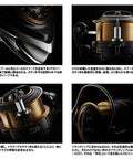 Close-up of Exist 2003C Spinning Reel showcasing intricate details and build, perfect for freshwater and light saltwater angling.