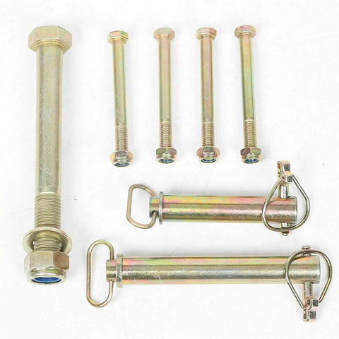 Heavy Duty Backhoe Thumb Excavator Claw attachment pins and bolts set.