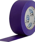 Roll of purple crepe paper masking tape 2 inch wide by 60 yards premium grade solvent and oil resistant printable and flexible