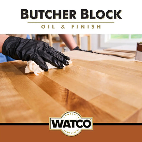 Applying Straight Up Food Safe Butcher Block Oil And Clear Wood Finish for a smooth finish on wooden surfaces.