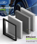 Engine and Cabin Air Filter Set for Hyundai Sonata 2015 2019 2 4L Non Hybrid Replacement CF12151 CA11942 with high-quality filtration.