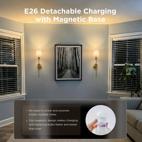 No Wiring Headaches Premium Gold Wall Sconces Set Of Two Battery Operated Cordless Light Fixtures With E26 Socket And Rechargeable Bulbs in modern room.