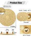 4 Inch Diamond Grinding And Polishing Pads Grit 30 And 50 Aluminum Based Backer For Concrete Granite Marble Stone Shaping Product Size