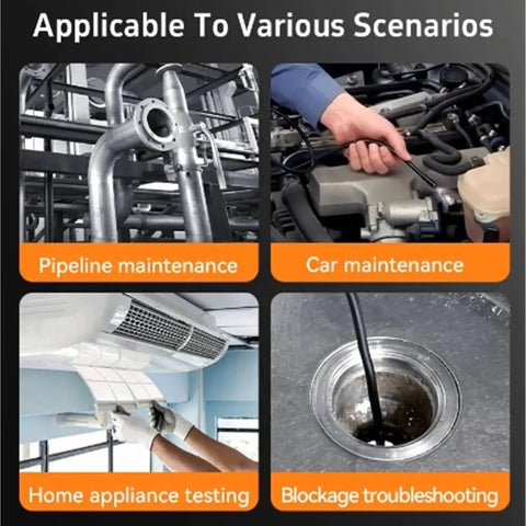 No Brainer Articulated Borescope Camera With 360 Degree Bidirectional Steering And Crisp Hd Visuals for various inspection scenarios.