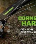 Trail Ready Tire Insert Set With Two Inserts, Two Presta Valves And Rim Stickers, mountain bike tire on rocky trail