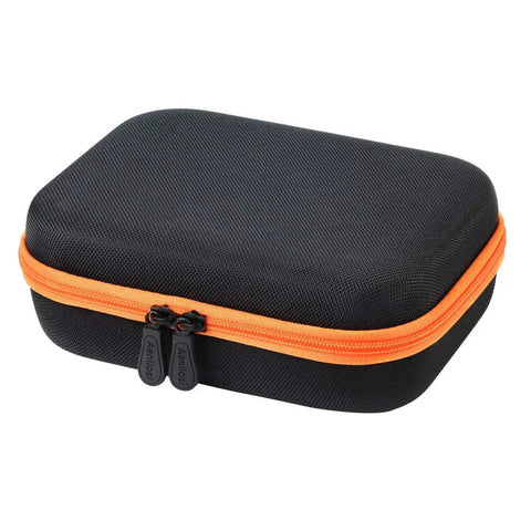 Hard Carrying Case Replacement For Black Decker 4V Max Cordless Screwdriver BDCSFL20C with black EVA shell and orange zipper.