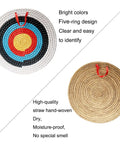 Handmade Straw Archery Target For Recurve Bow Or Longbow 20 Inch Backyard Practice A Go To Target For Kids Teens And Adults Eco Friendly