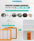 Replacement Parts Kit For AI Ultra Robot Vacuum With Main Brush HEPA Filter Foam Filter And Side Brush, pre-motor filters