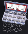 External Circlip Snap Ring Assortment Kit 150 Pieces 304 Stainless Steel 4mm To 28mm Rust Resistant Pro Grade Heavy Duty