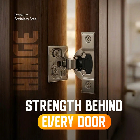 Heavy Duty 50 Pack Soft Close Cabinet Hinges for Face Frame Kitchen Cabinet Doors in stainless steel, close-up view