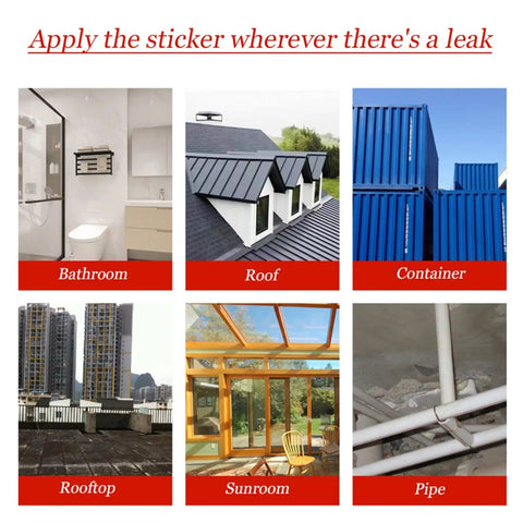 Heavy Duty Self Adhesive Roof Underlayment Roll Premium Bitumen Flashing Tape applied on various surfaces to prevent leaks.