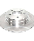 Rear Solid Disc Brake Rotor For Reliable Stopping Power, Precise Vehicle Fit, ABS Signaling Ready, shown from side view