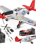 Beast 560mm Wingspan P51 Mustang RC Plane With Four Channel Control 3D And 6G Stunt Modes LED Lights Brushless Power Full Function Easy To Fly For Pros And Hobbyists shown with accessories
