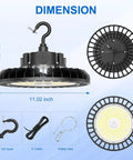 3 Pack 480V LED High Bay Light UFO Industrial Shop Light 150W 120W 90W Adjustable ETL Listed 5000K IP65 Waterproof