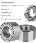 2 Pack Hella Heavy Duty Rear Wheel Bearings Assembly For Polaris Ranger Sportsman RZR XP Crew Trail Riding, No Sweat DIY Replacement Kit, Fits 40X74X40MM, showing sealed bearings with corrosion resistance and high speed.