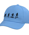 Dope Hydrofoil Surfing Printed Baseball Hat Adjustable Fit Lightweight Light Blue Cap For Water Sports Fans
