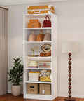 Top Shelf Closet Storage Rack Featuring Six Spacious Shelves Built For Cramped Rooms And No Sweat Home Organization That Absolutely Keeps Your Space Looking Fresh with bags and boxes.