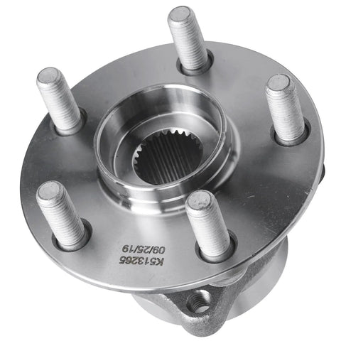 Front Wheel Bearing Hub Assembly For Toyota Prius 2004 To 2009, 5 Lug, 4 Bolt Square Flange, Non ABS, Replacement Hub And Bearing Kit