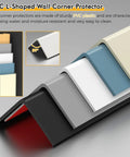 Self Adhesive Wall Corner Guards Peel And Stick Moulding Trim For Corners In Beige Gray Blue Gold Brown 48 Inch Long PVC Edge