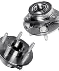 DIY Ready Front Wheel Bearing Hub Kit For Chevy Malibu Buick LaCrosse Regal Sportback And TourX Includes 2 Front Wheel Bearing Hubs And 2 Sway Bar End Links Premium; image of two metal front wheel bearing hubs
