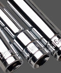 Tough As Nails 11 Pc Socket Set And Hex Wrench Kit showcasing 12mm, 11mm, and 6mm steel sockets for garage and auto use.