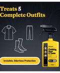 Twin Pack Premium Permethrin Clothing Insect Repellent Trigger Spray 24 Oz Yellow Bonds To Fabric For Up To 6 Weeks Or 6 Washings