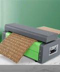 Compact Corrugated Carton Expander And Cutter For Recycling Waste Cardboard Into Dope Cushioning Packaging Material For Eco Friendly Protection And Efficient Cold Connection Shredding, compact green and gray unit