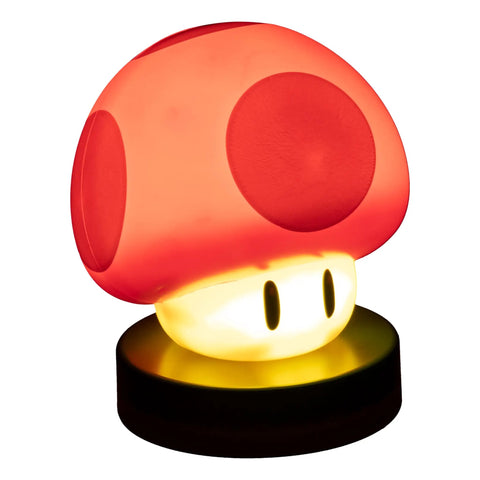 Super Mushroom Icon Light For Gamers Inspired By Nintendo Mario Series Battery Powered Night Light With Warm Glow For Nightstand