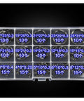 Heavy Duty Wave Spring Washers Set 3 To 25 Mm Assortment Kit In 65Mn Steel For Vibration Dampening Anti Loosening Gasket And Bearing Pad Applications Ideal For Fasteners And Machinery Maintenance, plastic box of assorted sizes