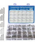 All Purpose Stainless Steel Spring Shock Absorber Kit With 23 Size Variations and 300Pcs 390Pcs 392Pcs 400Pcs Mix showcased