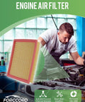 Mechanic installing Cabin And Engine Air Filter Replacement For Nissan Pathfinder 3.5L 2022 2023 2024 2025 2026 And Infiniti QX60