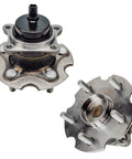 4Pc Front And Rear Wheel Bearing Hubs Assembly For 2010 2012 Lexus HS250h, 2006 2012 Toyota RAV4 with 5 lugs, OE spec bearings