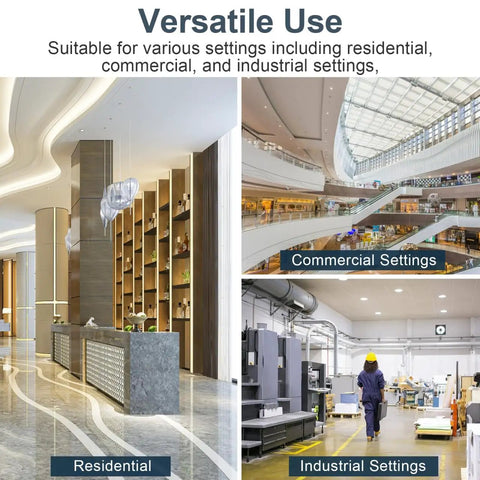 Premium Heavy Duty Galvanized Fire Sprinkler Cover Plates 4 Pack Slick Concealed Ceiling Trim Rings used in residential and commercial settings.