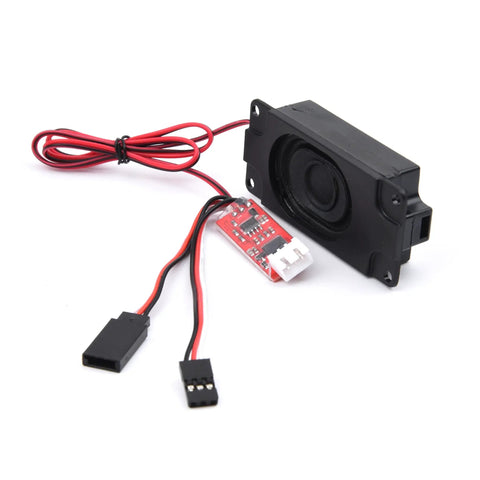 Beefy Diesel Engine Sound Module For RC Cars, Frequency-Converted Engine Roar Speaker Kit For DIY RC Models with wiring