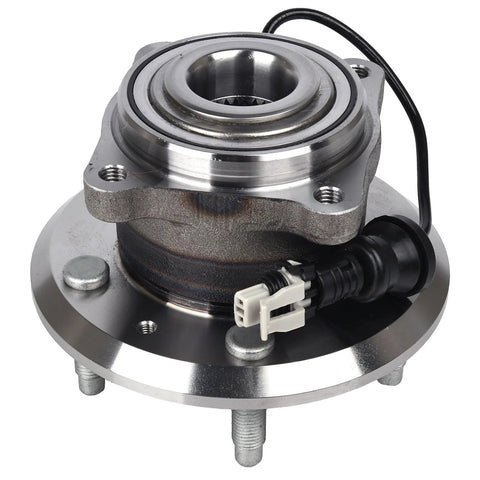 Rear Wheel Bearing And Hub Assembly With ABS, 5 Lug, Fits Chevy Equinox 2007-2009, Pontiac Torrent 2007-2009 close-up view