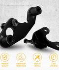 Exhaust Manifold Bolt Repair Kit Plugs Fried Bolt Holes And Squelches That Exhaust Rattle Built For 48 53 62 60 Liter V8 GM Trucks close-up view of black metal components