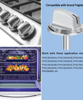 Long Stem Stove Knob Replacements For Frigidaire Gas Range Oven Knobs 5304525746 Replacement Part 5304504839 1 Pack