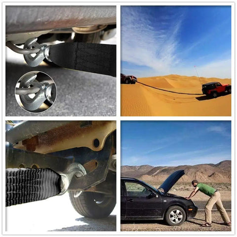 Super Durable Trailer Winch Strap With Safety Snap Hook 2 Inch x 20 Ft For Hauling Trucks Vans Boats And Jet Skis Heavy Duty Polyester Tow Rope Designed To Handle Any Load Without Breaking A Sweat