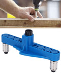 Versatile Adjustable Self Center Dowel Jig Kit with center scriber for woodworking drilling and marking on wooden board