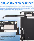 IPhone XR 6.1 Inch Screen Replacement Kit With Earpiece And Proximity Sensor, LCD Display And 3D Touch Digitizer Front Assembly