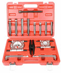 Beefy Bearing Puller Set 14-Piece With 5 Ton Capacity And 2-Inch And 3-Inch Jaws in durable case, visible splitters and legs